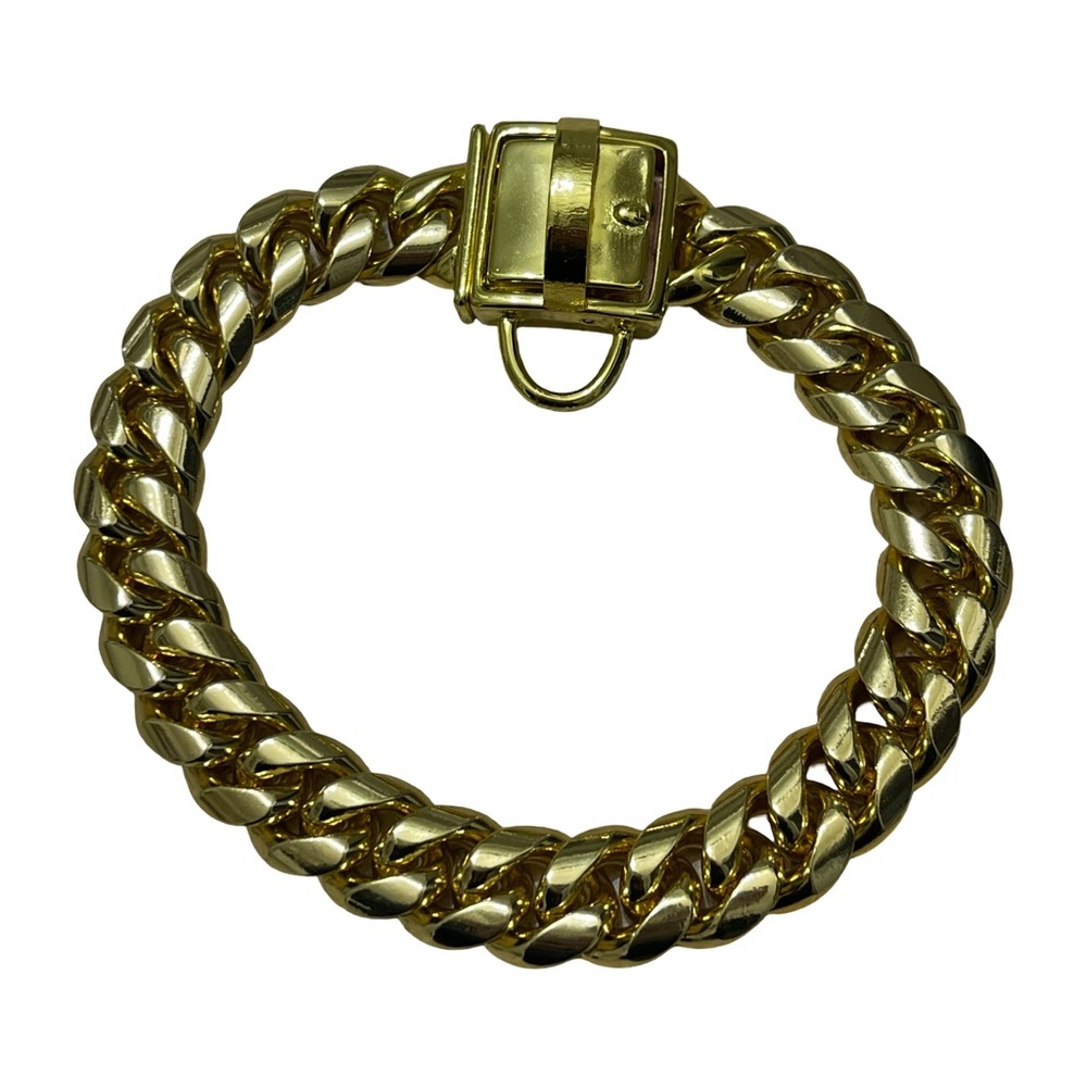 GOLD CHAIN COLLAR FOR SMALL DOG